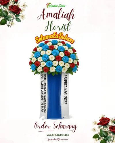Standing Flower di Rumah Duka Teo Chew Pontianak